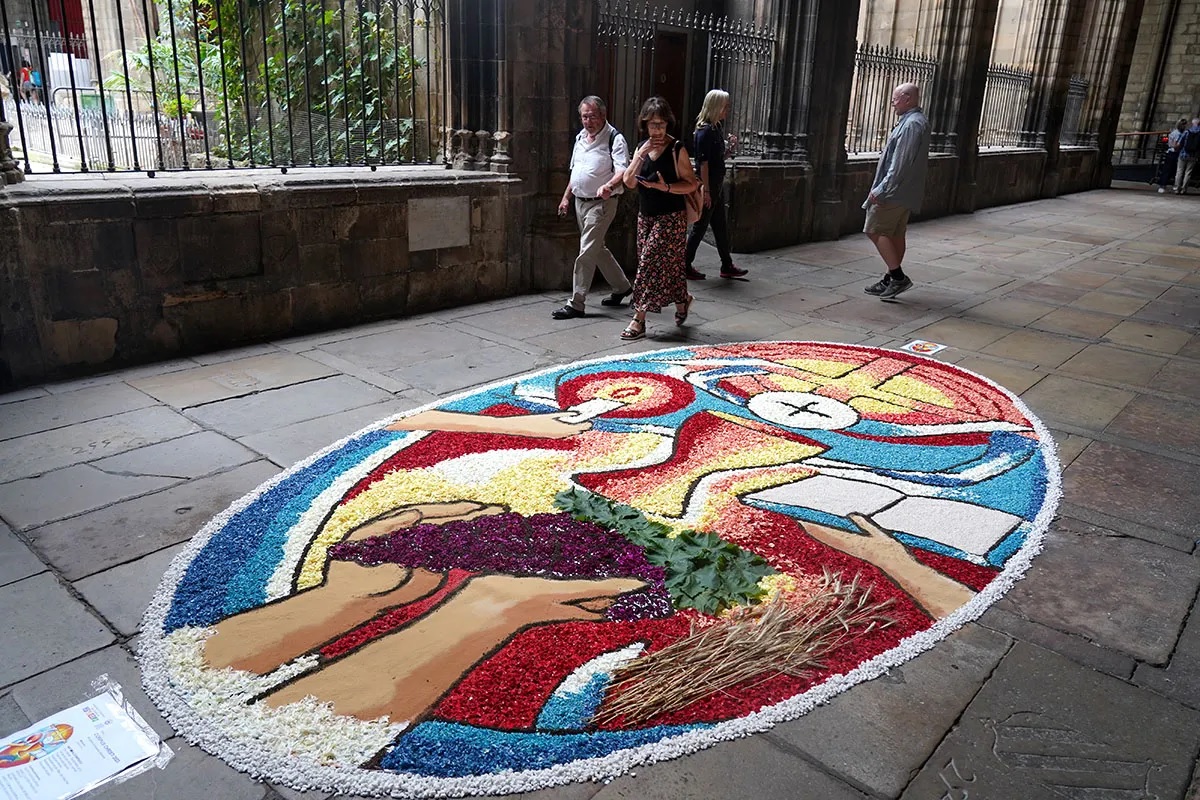 Cinc poblacions on veure catifes de flors pel Corpus