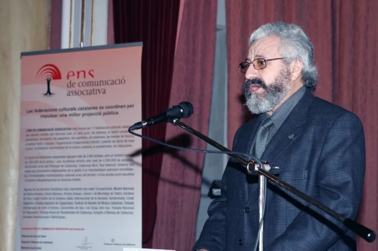 Antoni Carné a la presentació del Congrés de l'Associacionisme Cultural Català (2008) | ENS