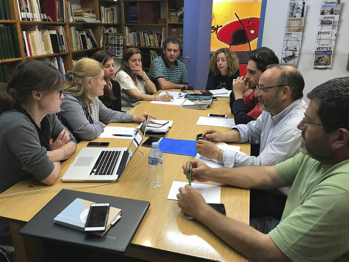 Junta directiva i cap de seccions del CERAP.