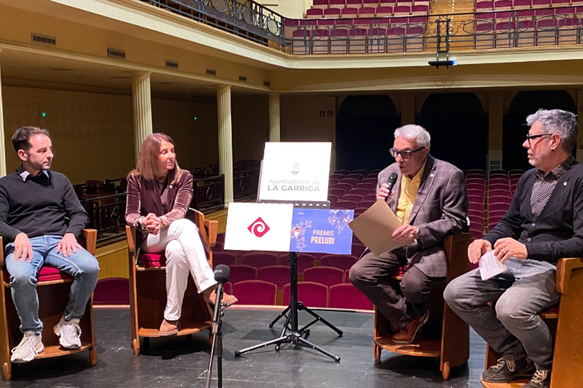 Presentaci&oacute; dels Premis Preludi al Teatre de La Garriga - El Patronat