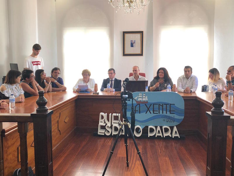 Discurs de Vicenta Pallarès en la recepció institucional a l'Ajuntament de Bueu