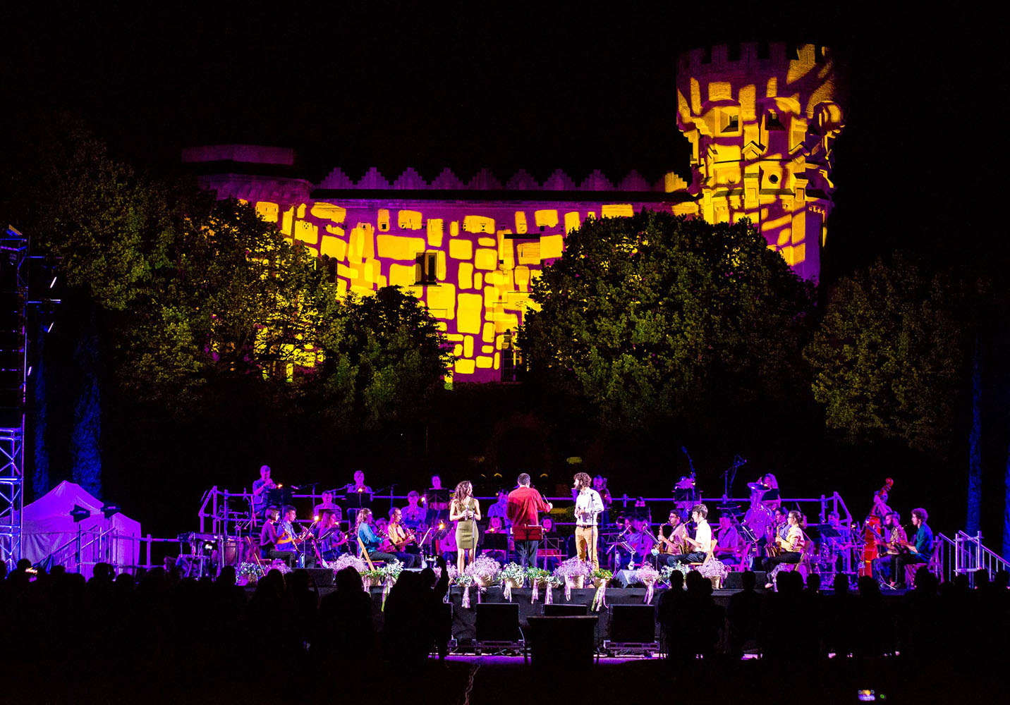 Un moment del concert de l'AMCV al castell de Sant Marçal de l'estiu passat | Xavier Olivé (AMCV)