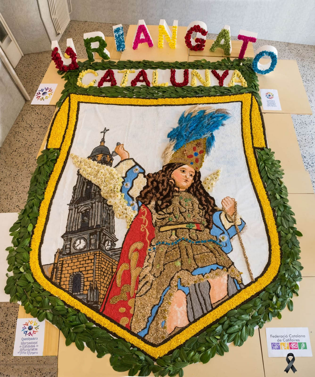Obra de la Federació Catalana de Catifaires per celebrar La Octava Noche de Uriangato