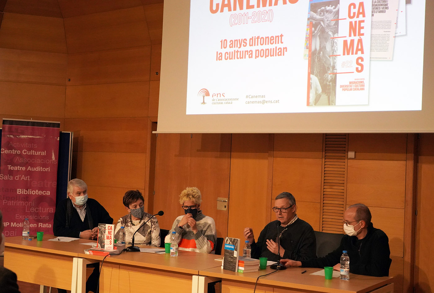 Van intervenir en l'acte Pere Baltà, Rosa Maria Provencio, Gemma Aguilera, Joan-Ramon Gordo i Toni Serés ? ENS