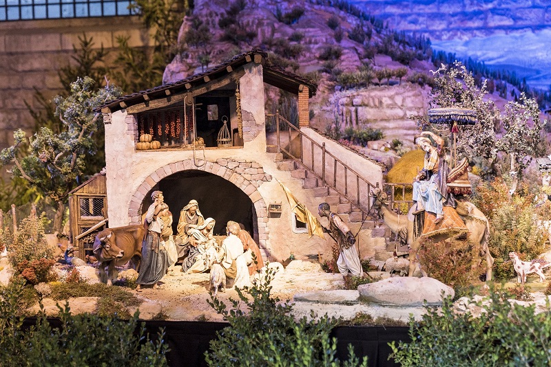 Imatge d'arxiu d'un pessebre al Museu Marès
