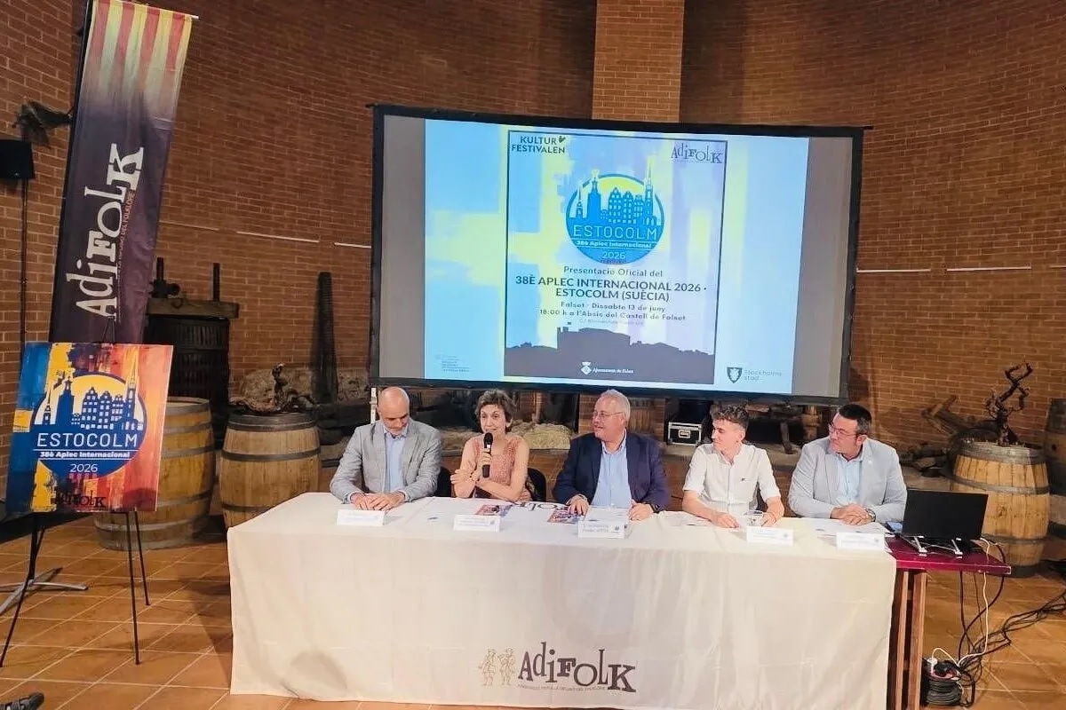 Acte de presentació del 38è Aplec Internacional d'Adifolk a Falset Acte de presentació del 38è Aplec Internacional d'Adifolk a Falset