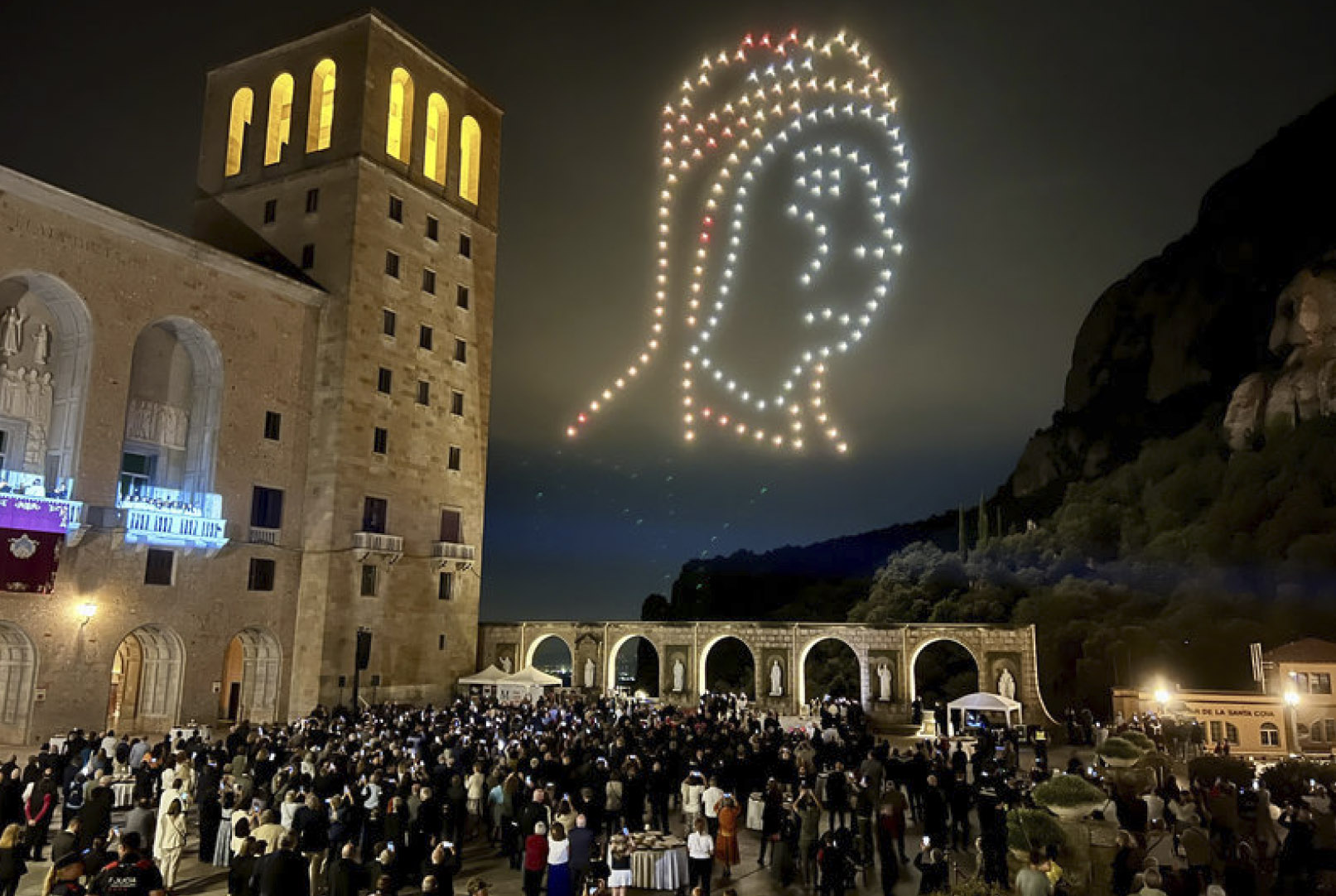 Espectacle d'inauguració del Mil·lenari de Montserrat
