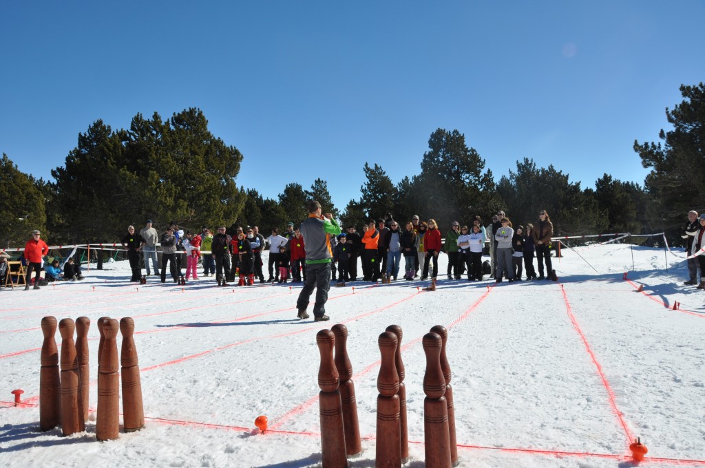 Partida de bitlles al Pirineu