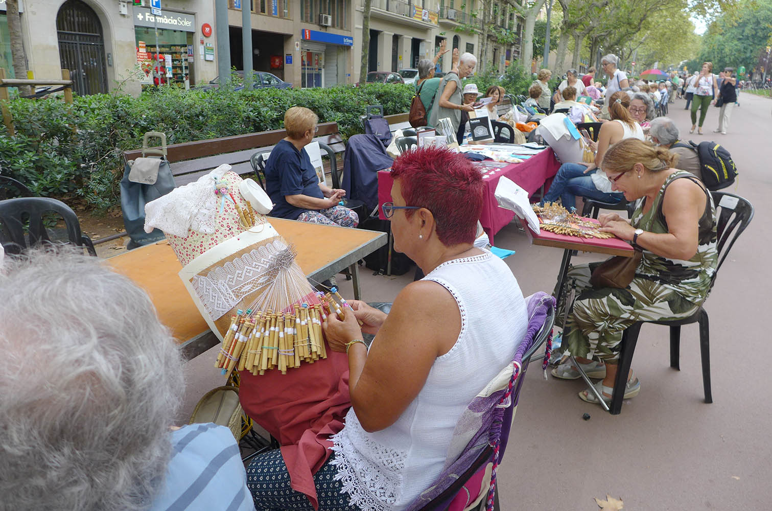 Trobada de puntaires de La Mercè 2018