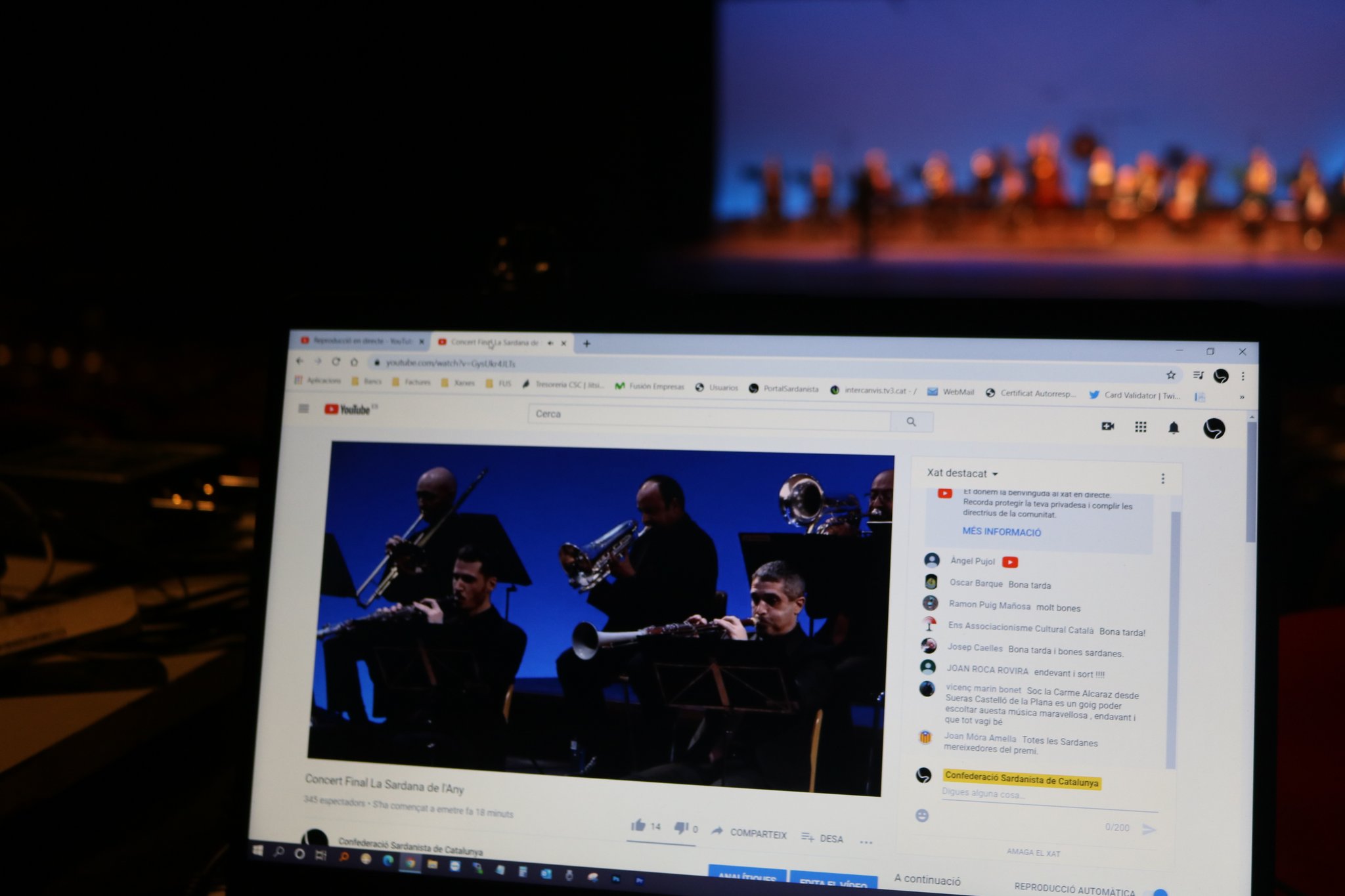 La final, retransmessa a través del Canal de Youtube, va duplicar els espectadors | Confederació Sardanista de Catalunya