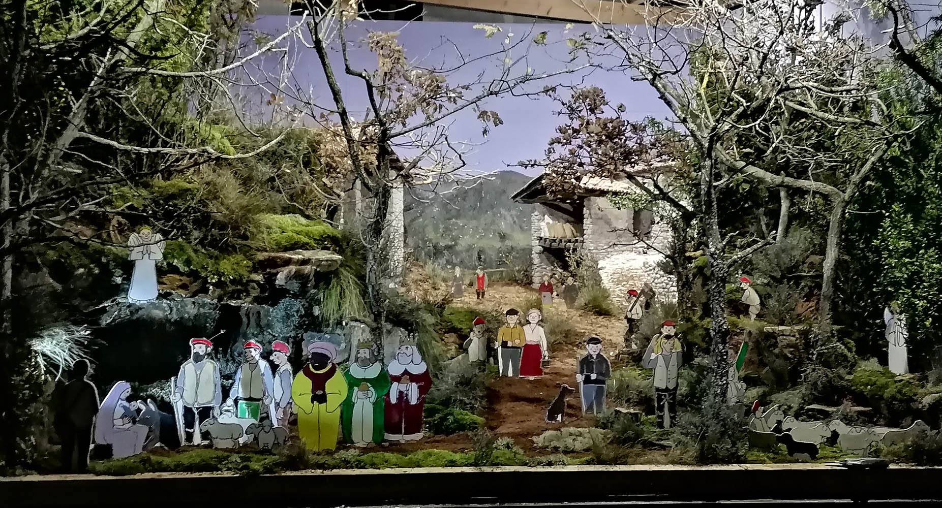Gran Pessebre de Castellterçol a la Plaça Vella