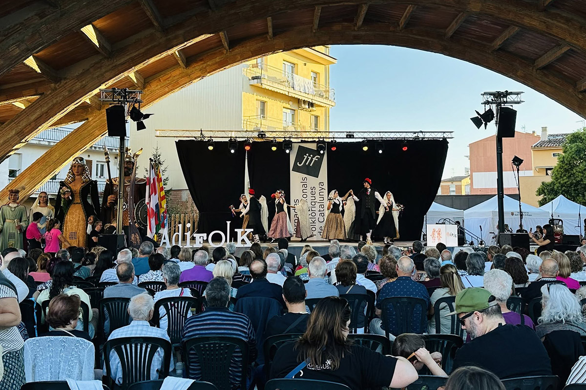 Les Jornades Internacionals Folklòriques a Sant Fruitós de Bages, l'any passat