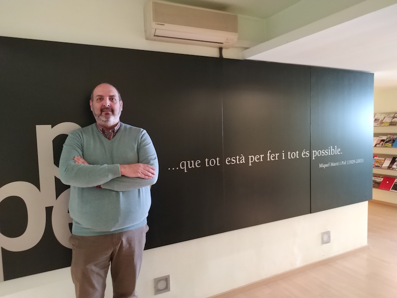 Germà Capdevila és el president de l'APPEC des de fa tres anys | Guillem Carreras