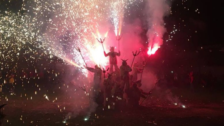 Imatge de l'edició anterior del Concurs Nacional d'Enceses, a Picamoixons | Diables de Riudoms