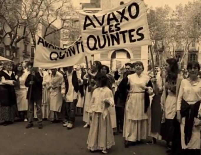 Del 3 al 9 d'abril de 1870, els veïns de Gràcia van revoltar-se contra la crida d'una lleva de joves.