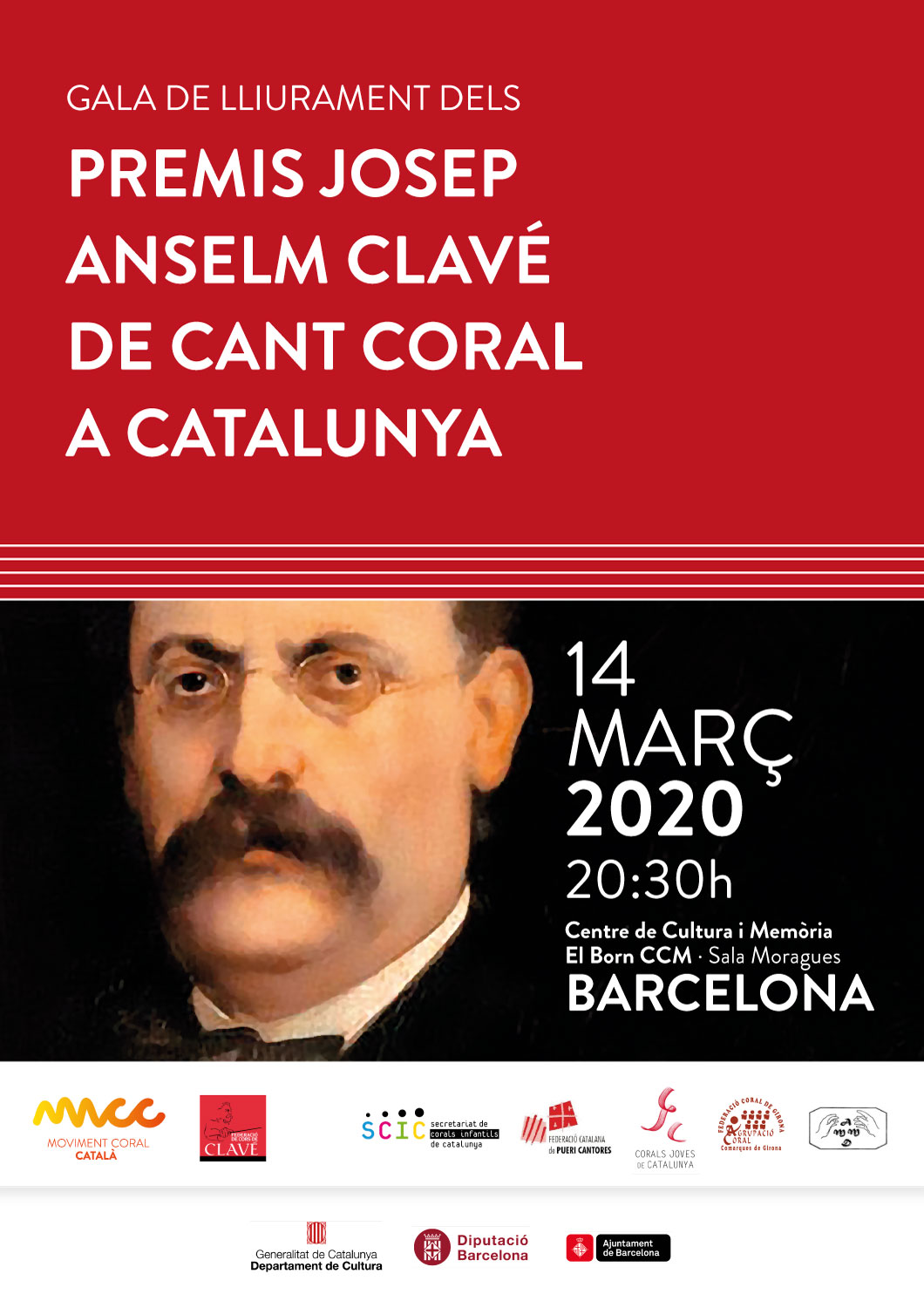Oberta la convocatòria dels Premis Josep Anselm Clavé del Cant Coral a Catalunya