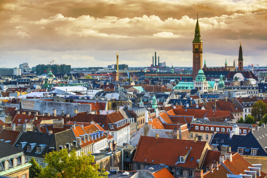 Imatge aèria de Copenhaguen