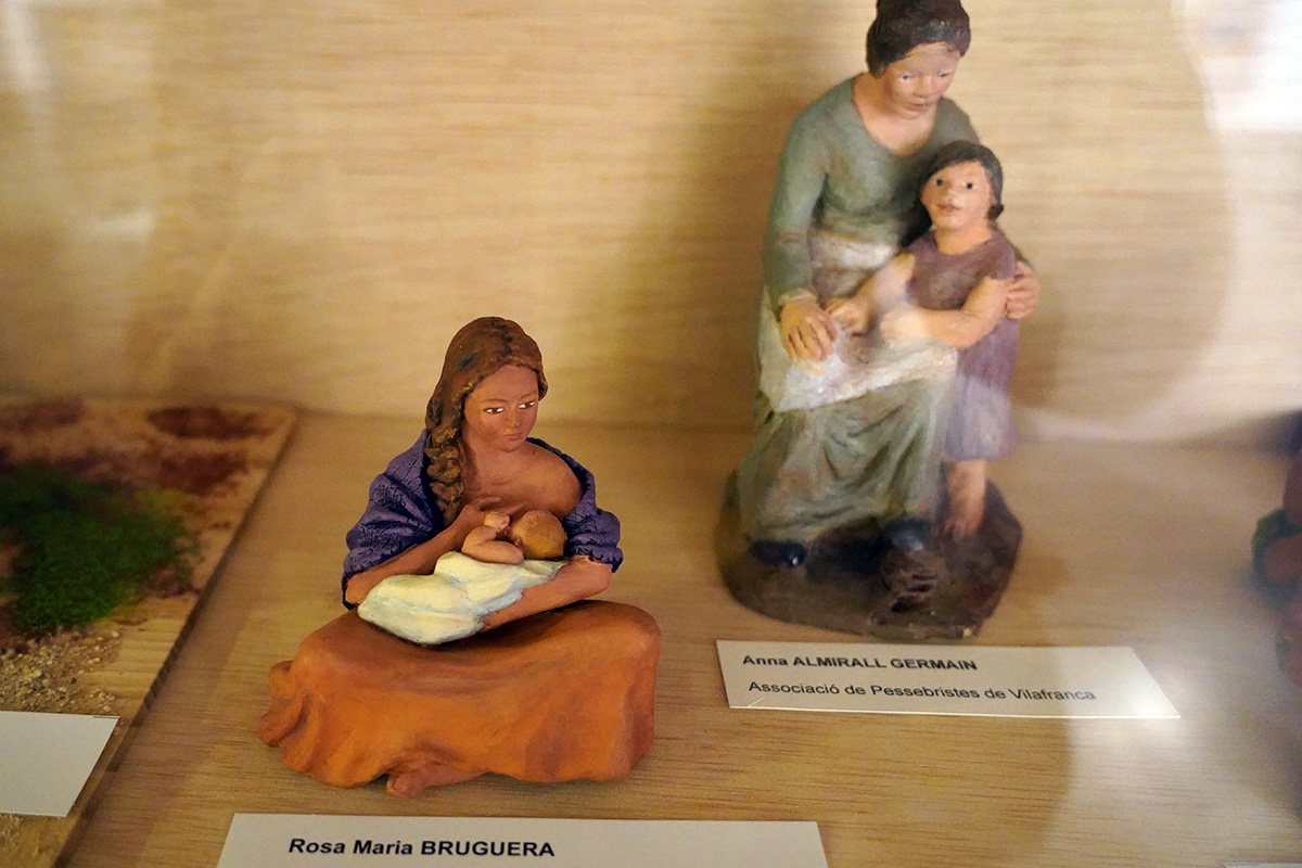 Verge de Rosa Maria Bruguera, dels Amics del Pessebre de Badalona