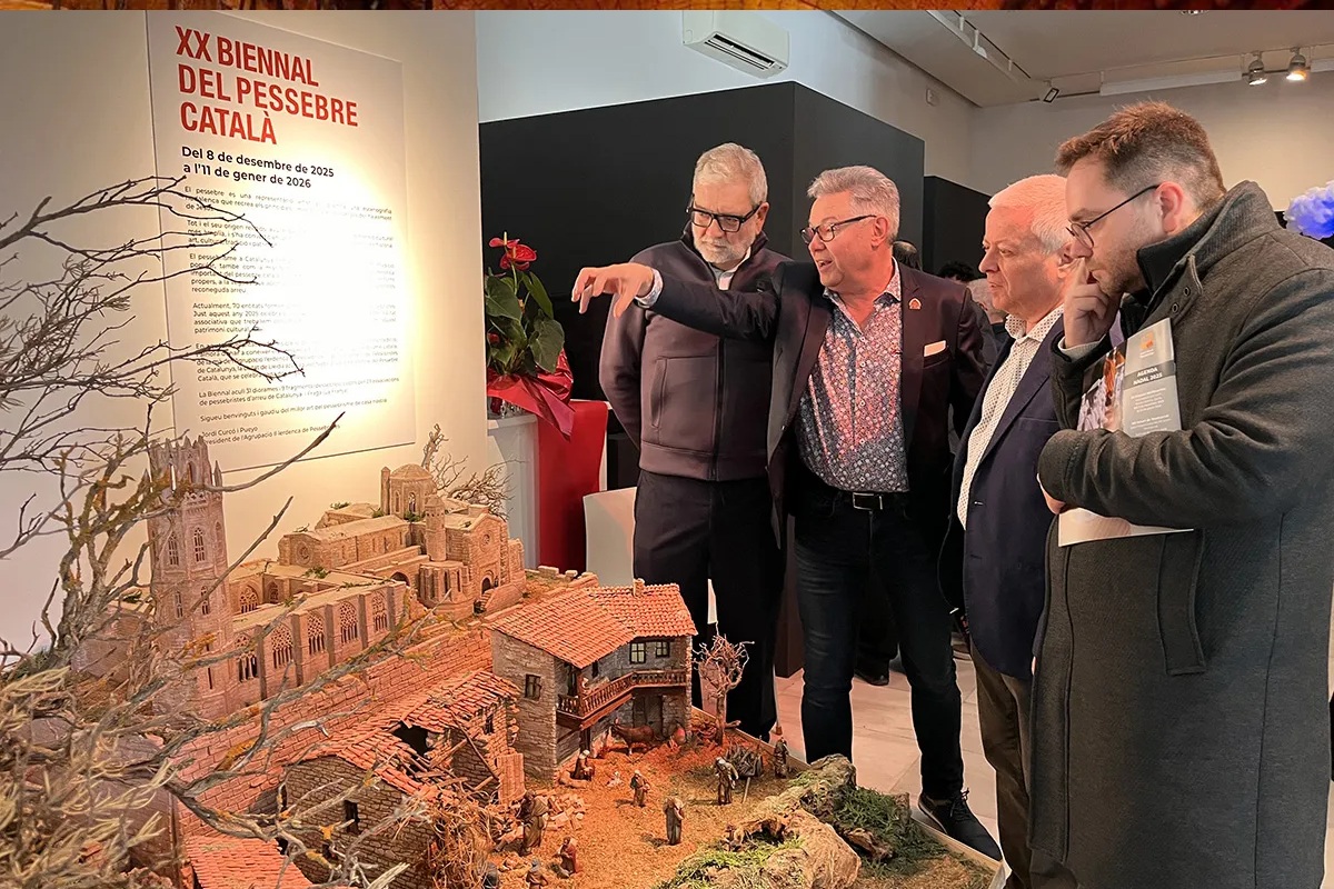 Inauguració de la XX Biennal del Pessebre Català / Foto: Federació Catalana de Pessebristes Inauguració de la XX Biennal del Pessebre Català / Foto: Federació Catalana de Pessebristes