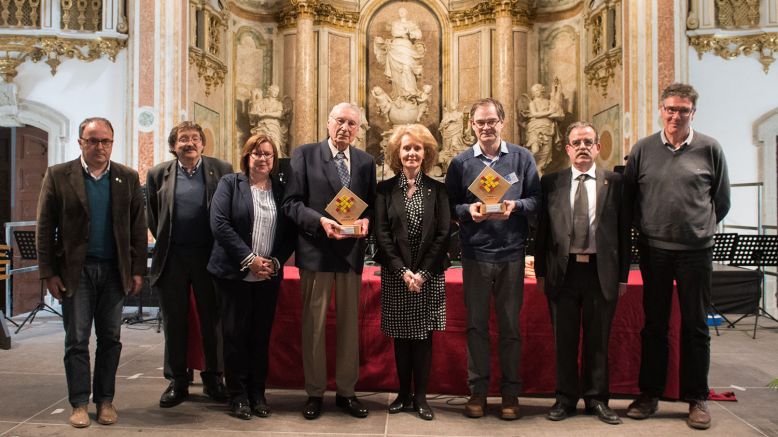 Els Premis Recercat lliuren guardons al Museu Arxiu de Santa Maria de Marató, Lluís Puig i Mario Zucchitello
