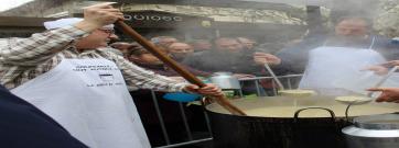 Calderada de la Seu: set mil racions per combatre el fred