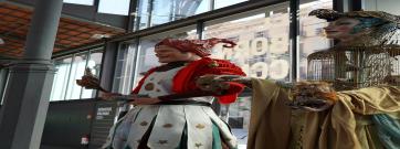 Gegants i bèsties barcelonines s’exposen per La Mercè