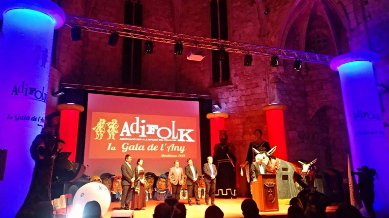La 1a Gala de l'Any d'Adifolk es va celebrar a Montblanc